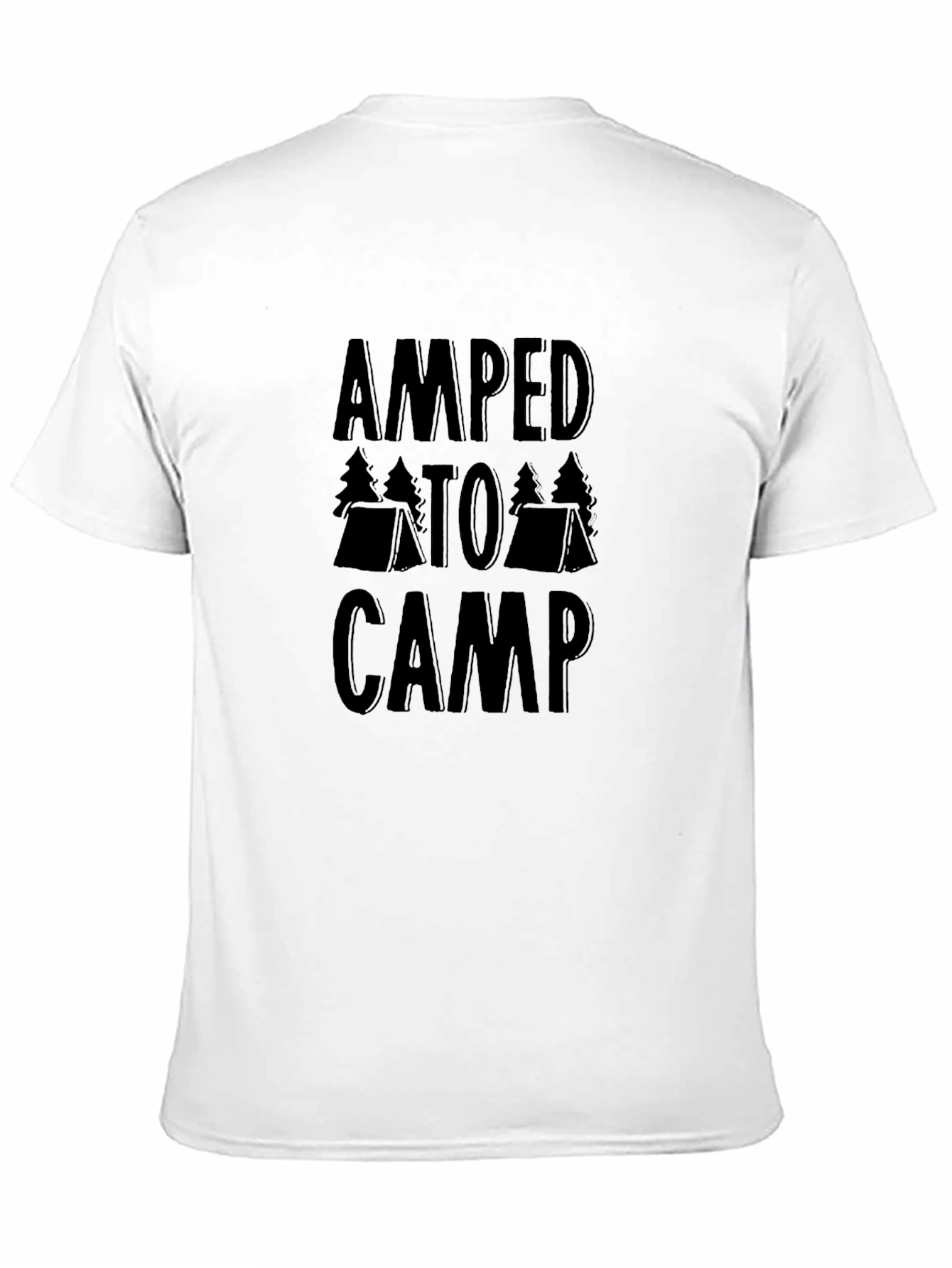 Amped to Camp Graphic Tee - Black