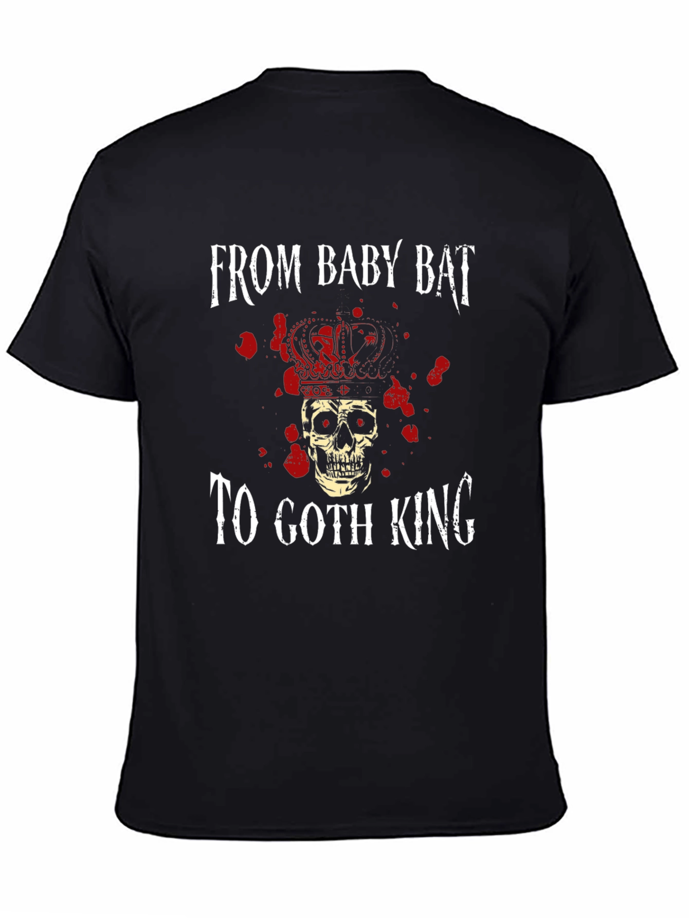 Goth King Graphic Tee - Baby Bat T-Shirt