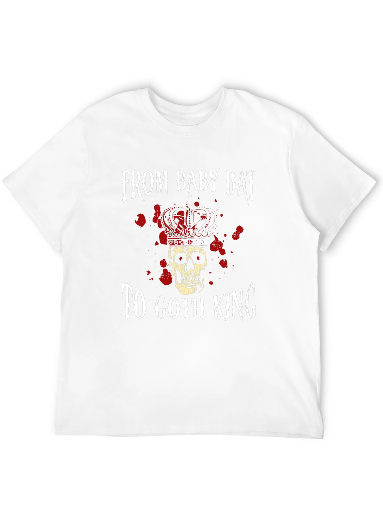 Goth King Graphic Tee - Baby Bat T-Shirt