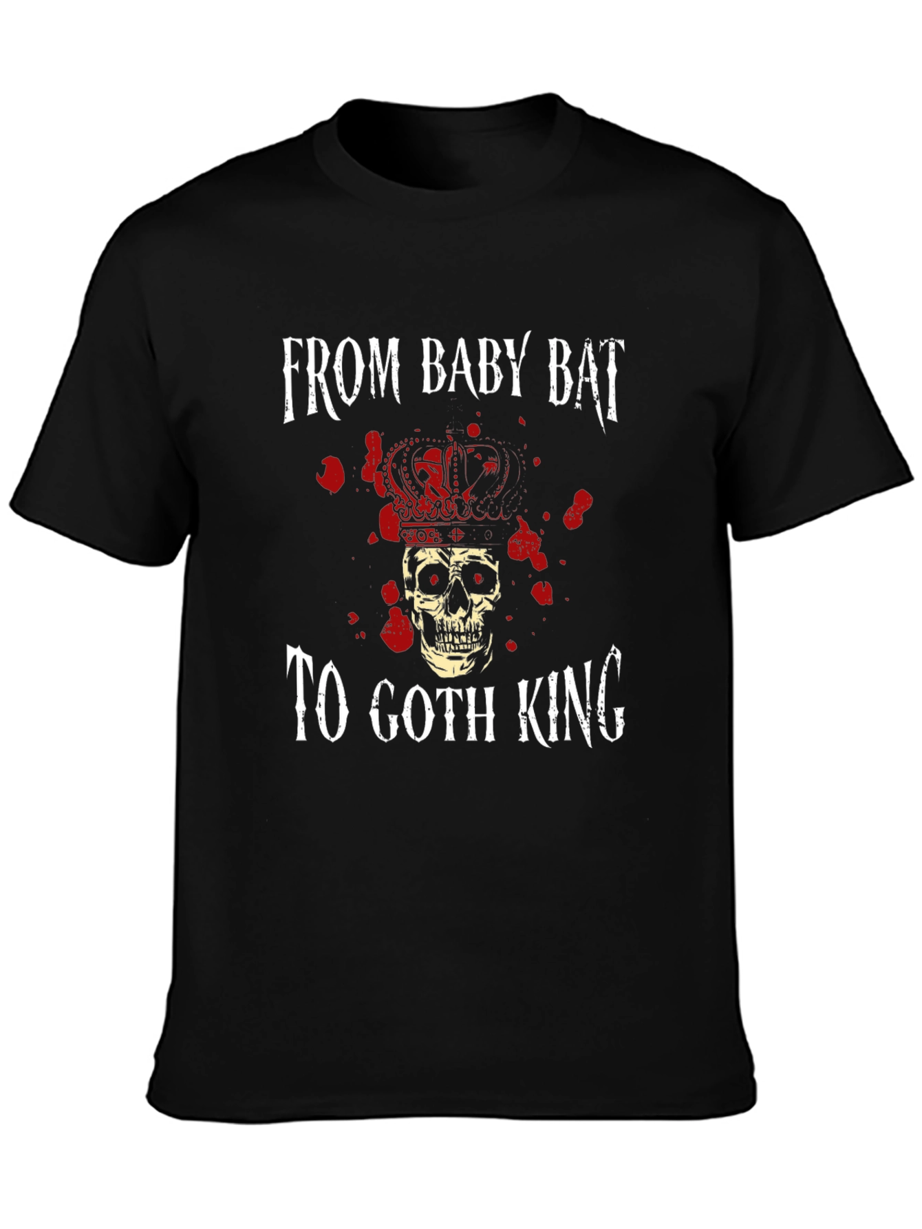 Goth King Graphic Tee - Baby Bat T-Shirt