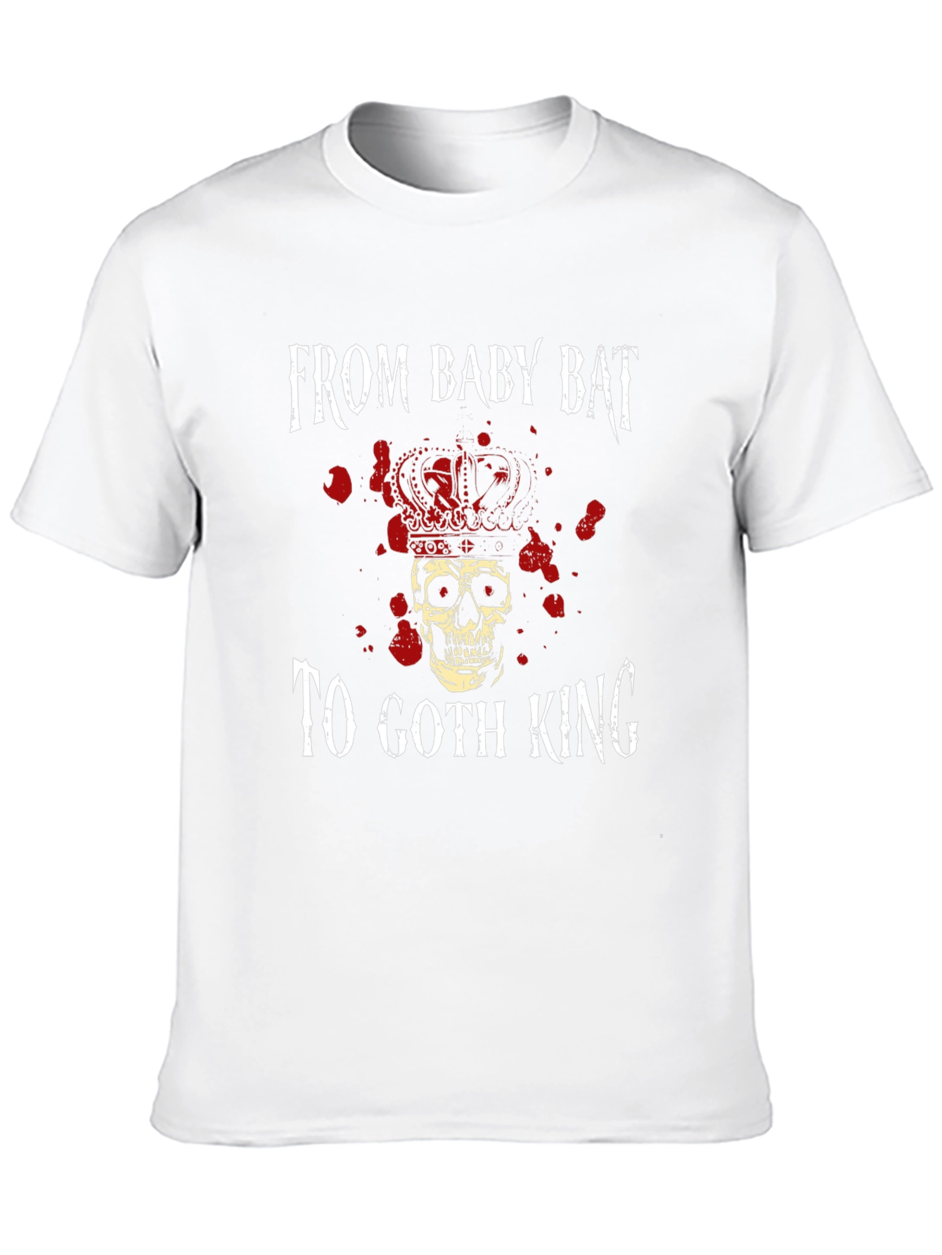 Goth King Graphic Tee - Baby Bat T-Shirt