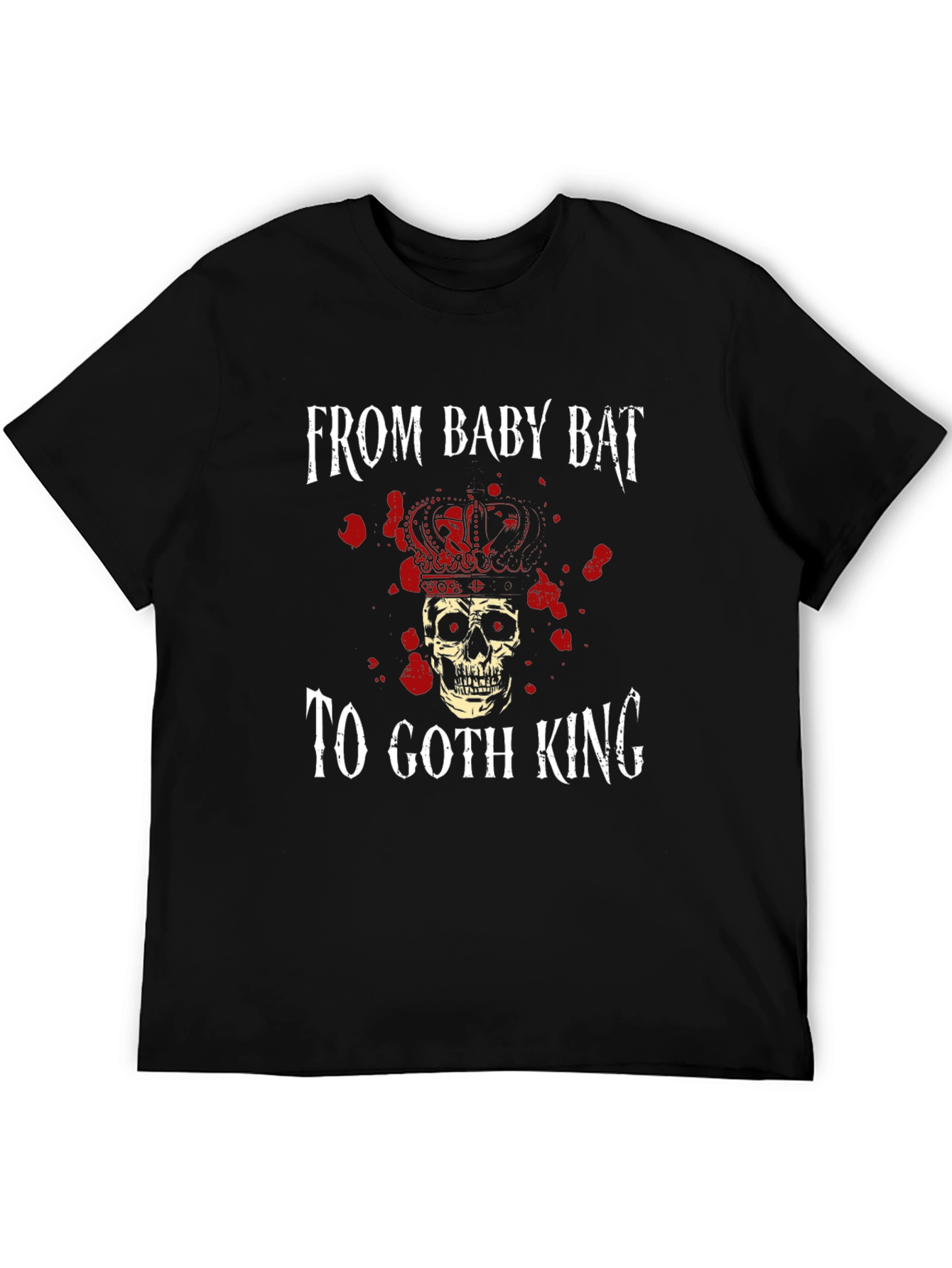 Goth King Graphic Tee - Baby Bat T-Shirt