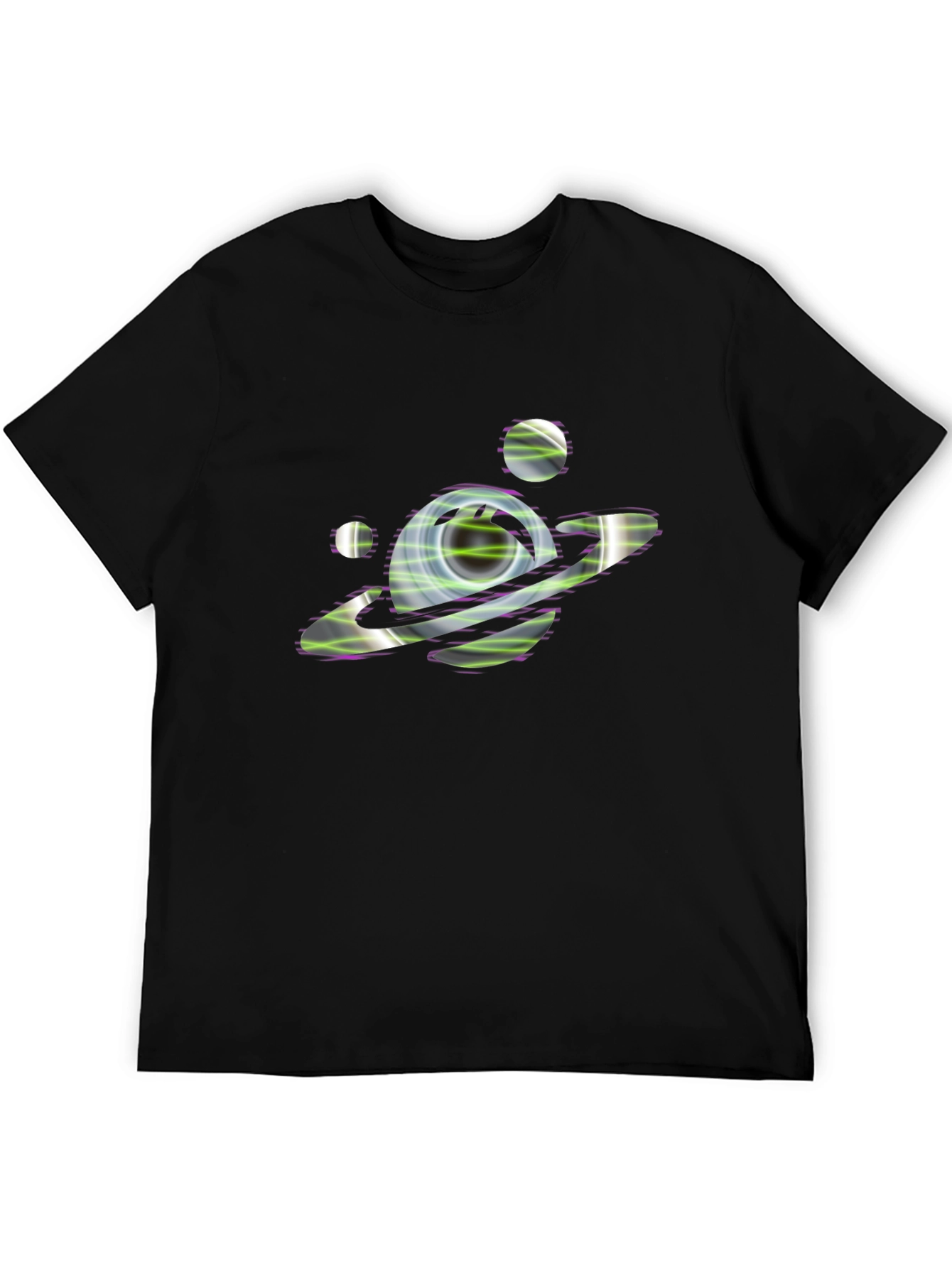 Planet Graphic Black T-Shirt