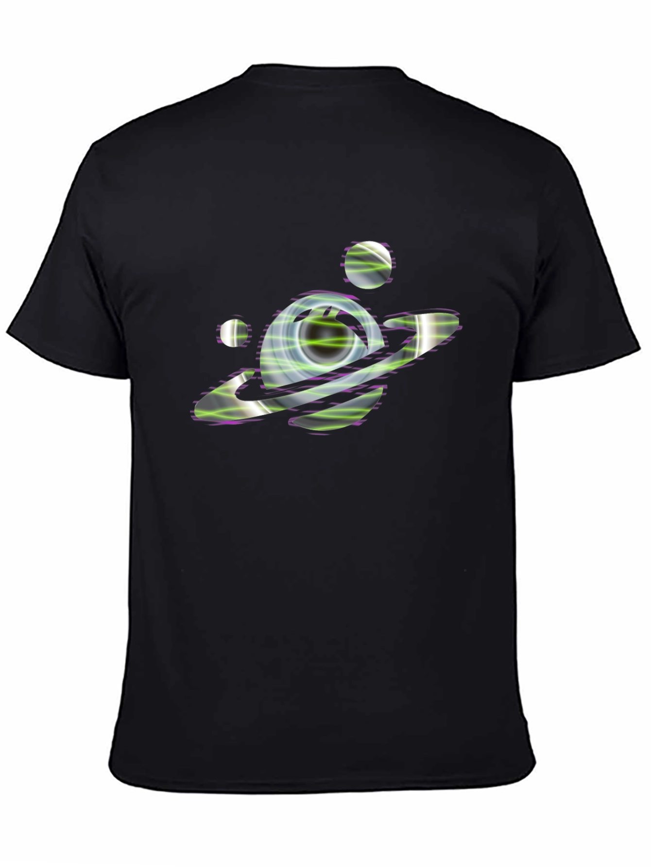 Planet Graphic Black T-Shirt
