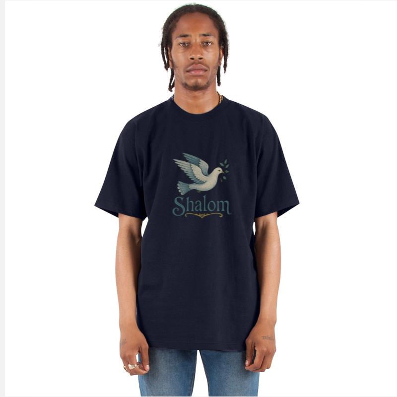 Shalom Dove of Peace – Jewish Peace Symbol Design