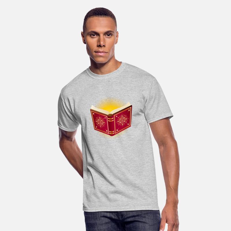 shining open red book for Santa Claus