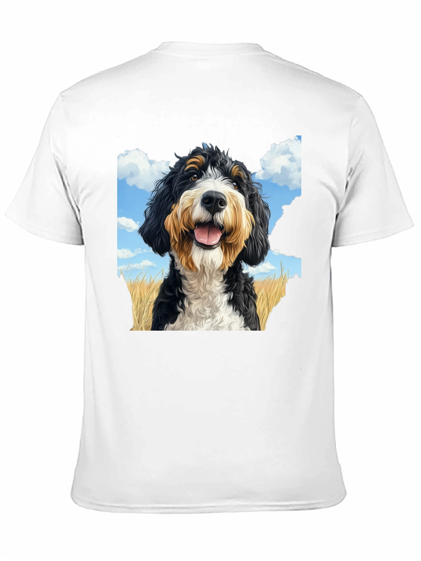 Bernedoodle Dog Graphic T-Shirt