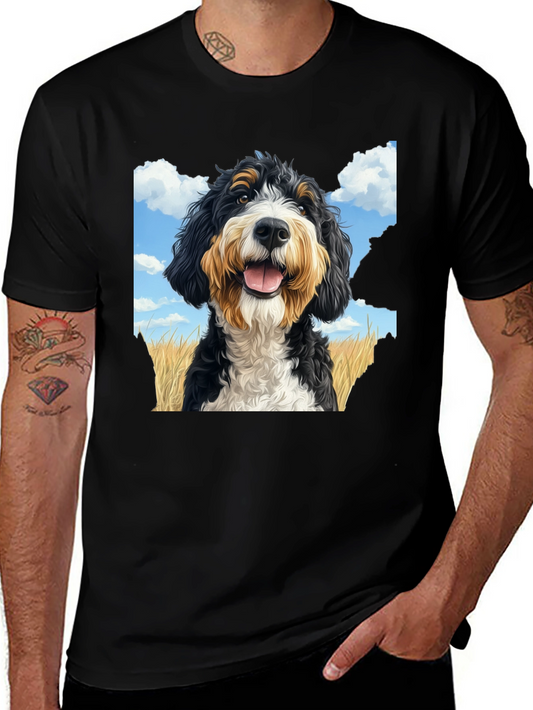 Bernedoodle Dog Graphic T-Shirt
