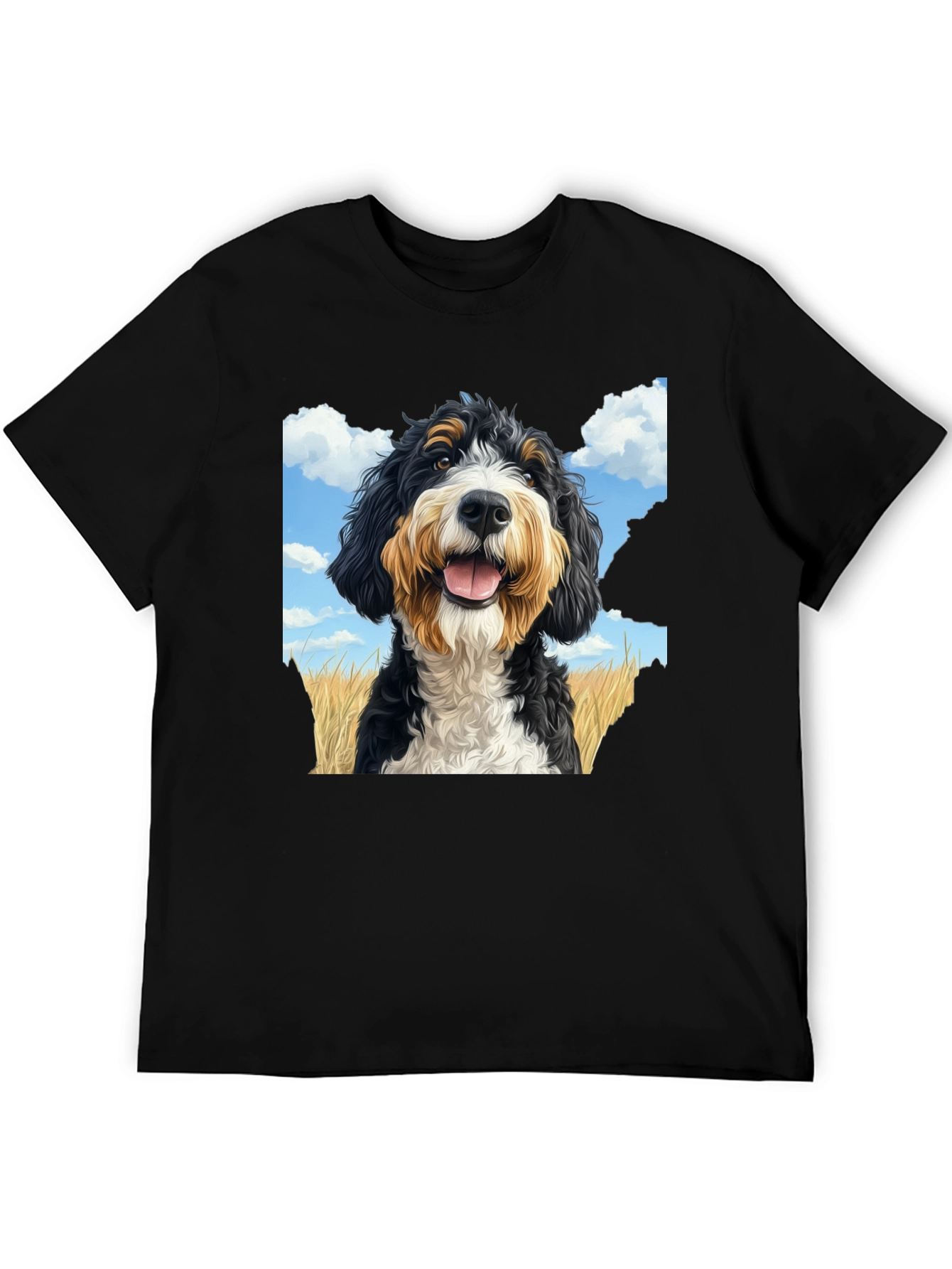 Bernedoodle Dog Graphic T-Shirt