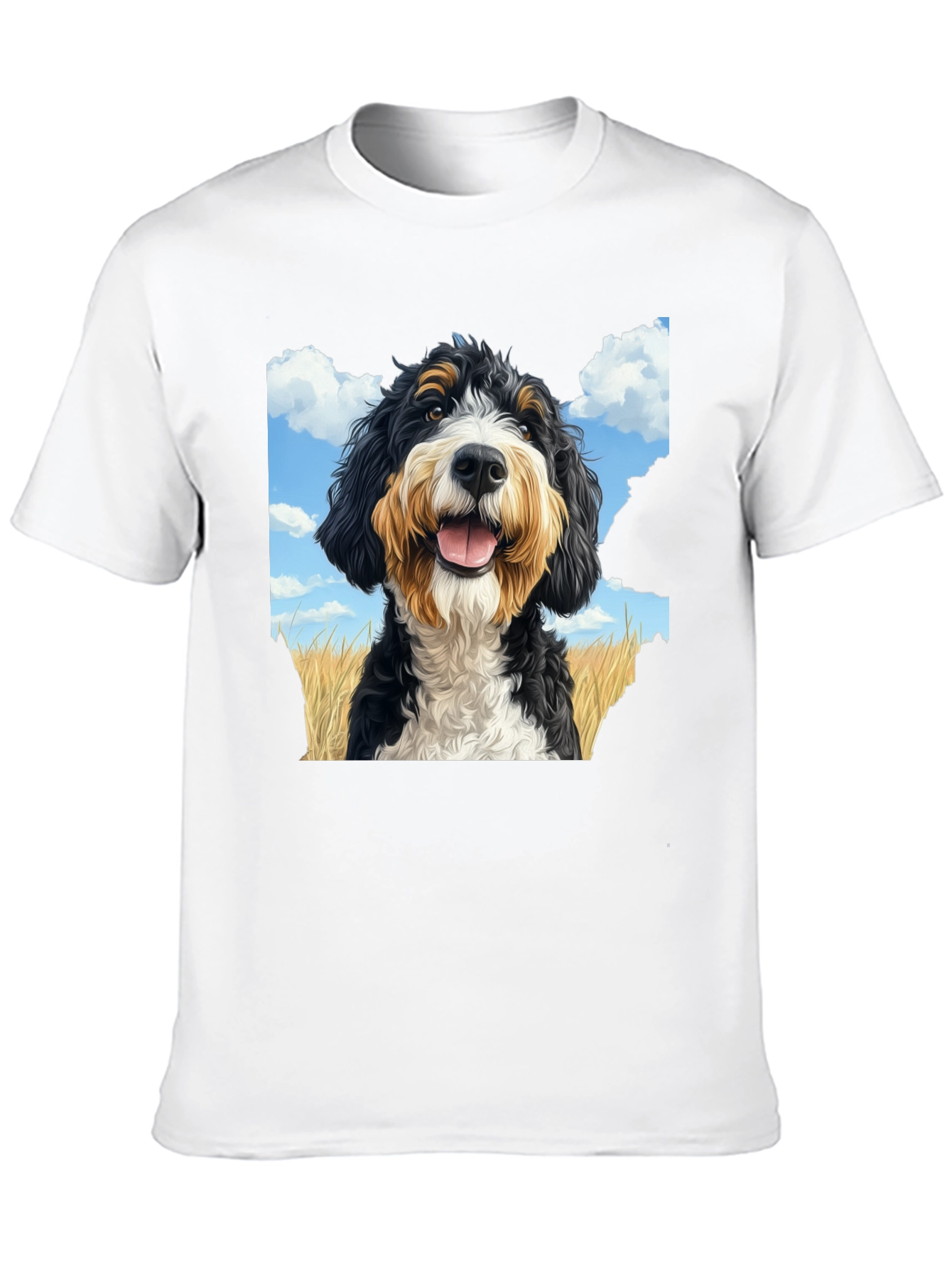 Bernedoodle Dog Graphic T-Shirt