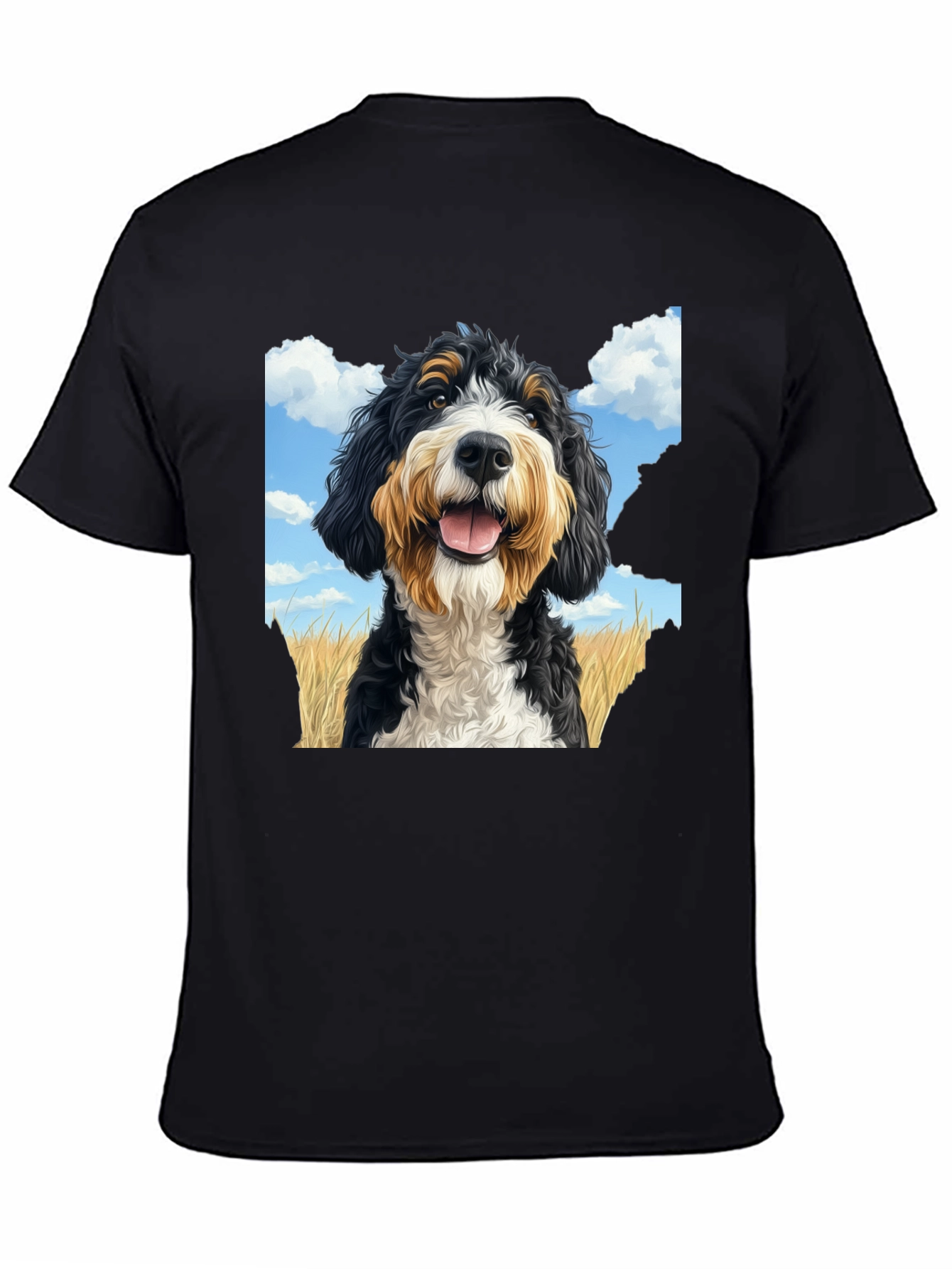 Bernedoodle Dog Graphic T-Shirt