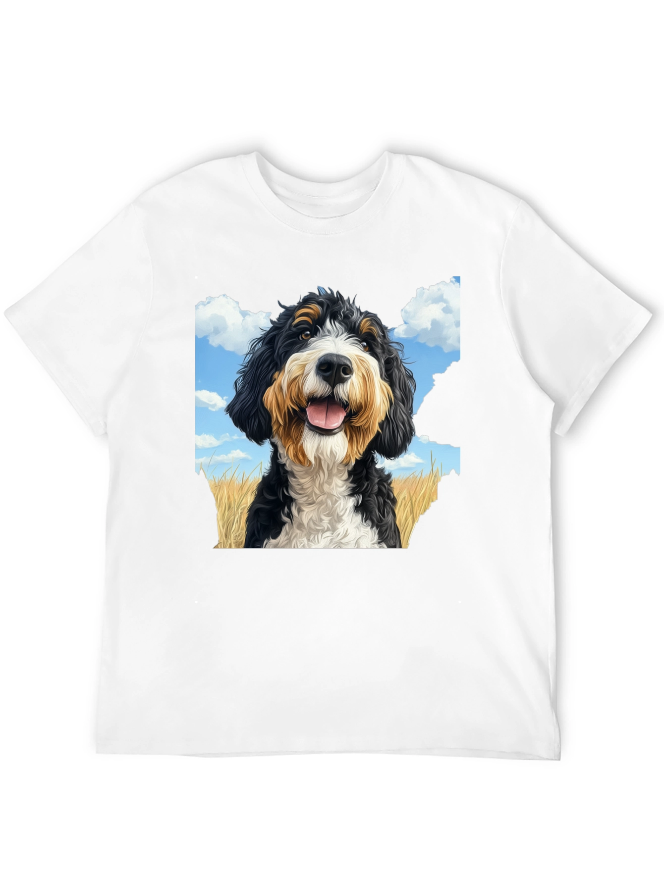 Bernedoodle Dog Graphic T-Shirt