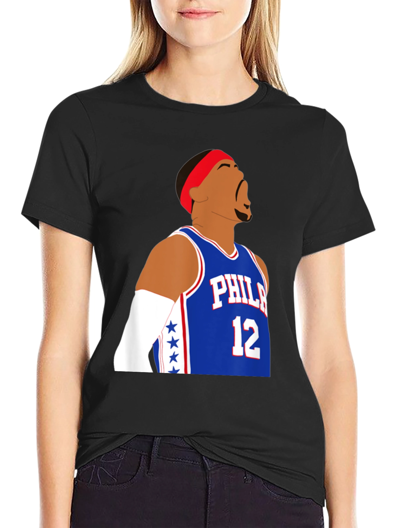 Philadelphia 76ers Allen Iverson Inspired T-Shirt