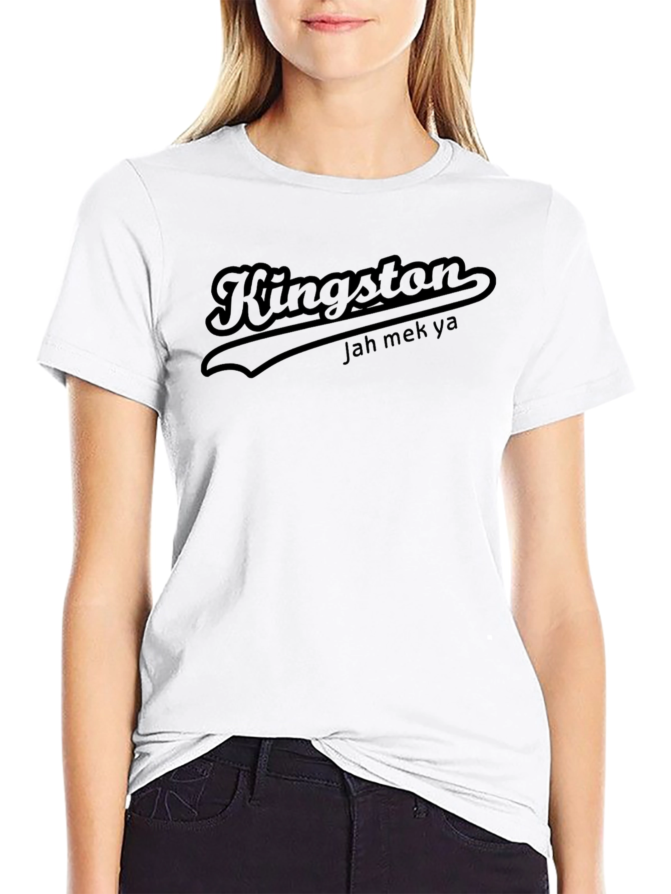 Kingston Jah Mek Ya Graphic T-Shirt - Black