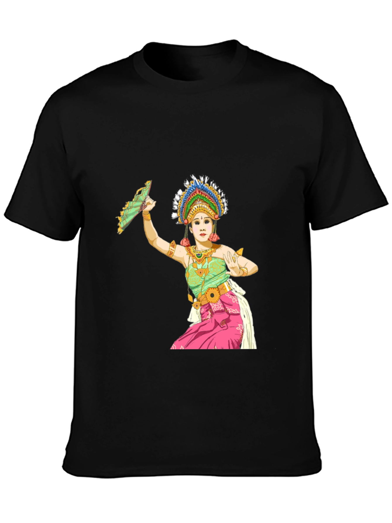 Balinese Dancer Graphic T-Shirt - Unique Design