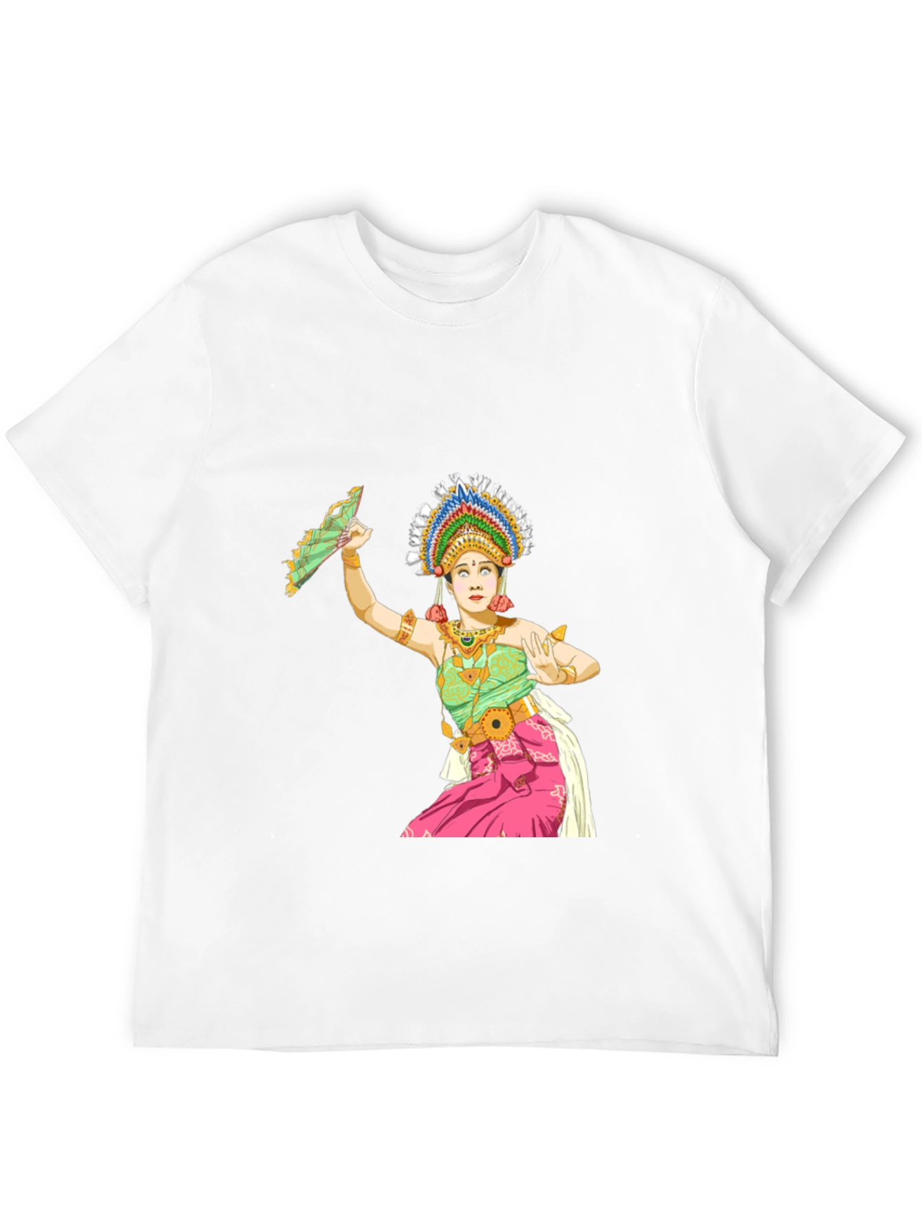 Balinese Dancer Graphic T-Shirt - Unique Design
