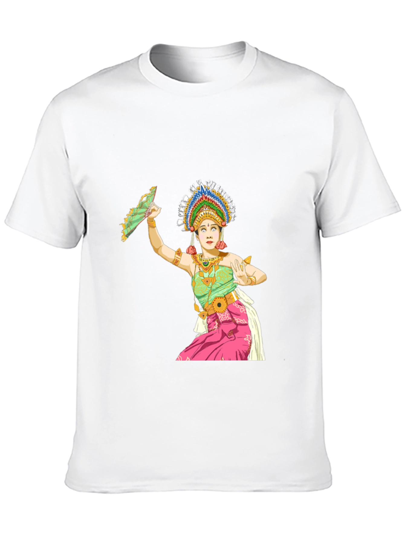 Balinese Dancer Graphic T-Shirt - Unique Design