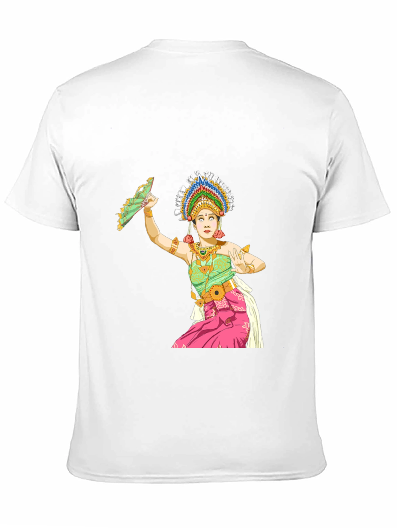 Balinese Dancer Graphic T-Shirt - Unique Design