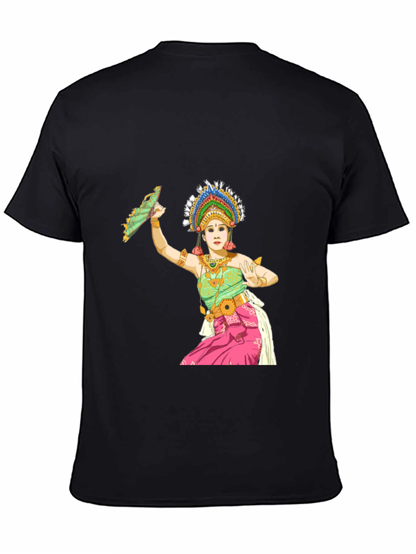 Balinese Dancer Graphic T-Shirt - Unique Design