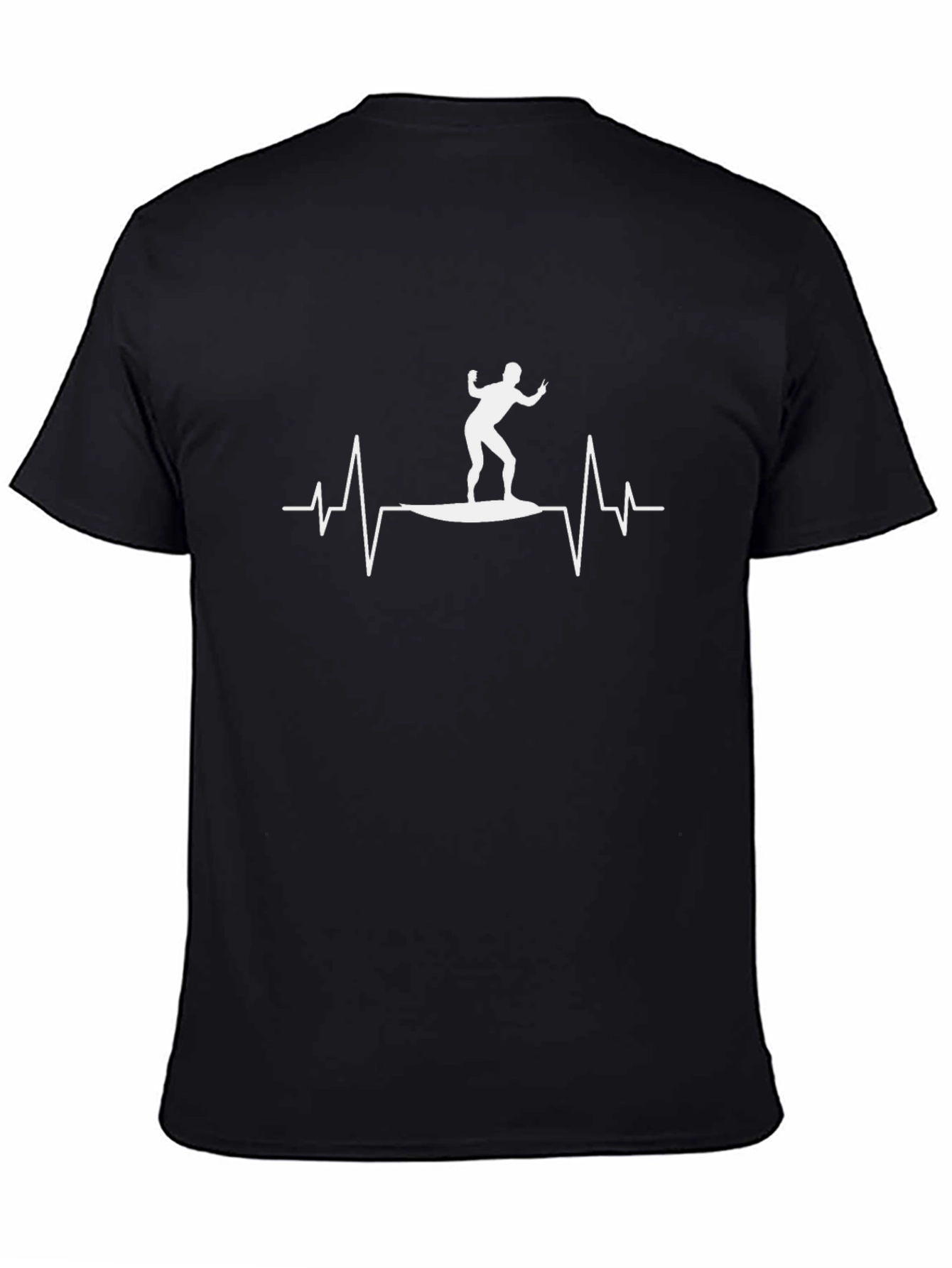 Surfer Heartbeat Graphic T-Shirt