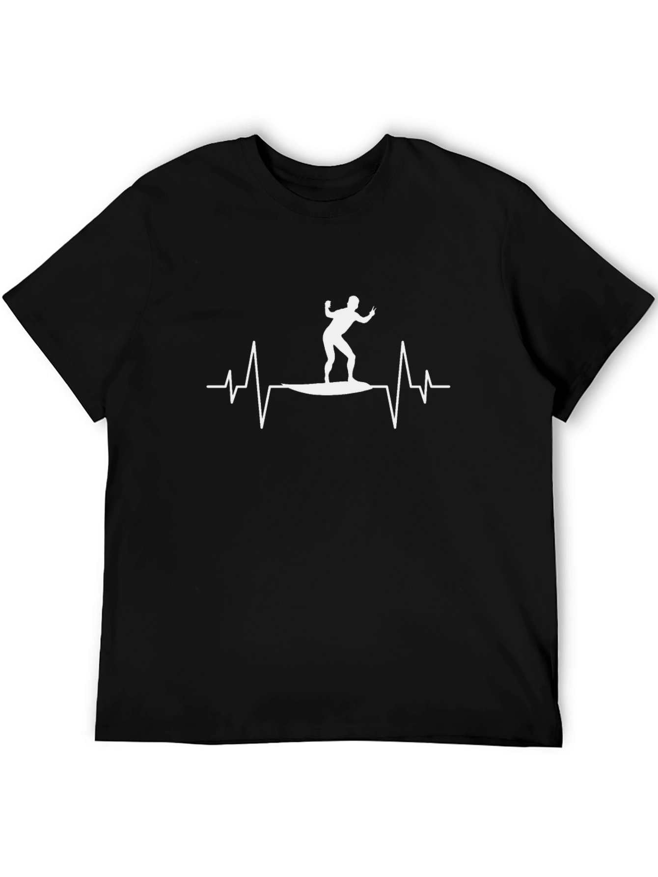 Surfer Heartbeat Graphic T-Shirt