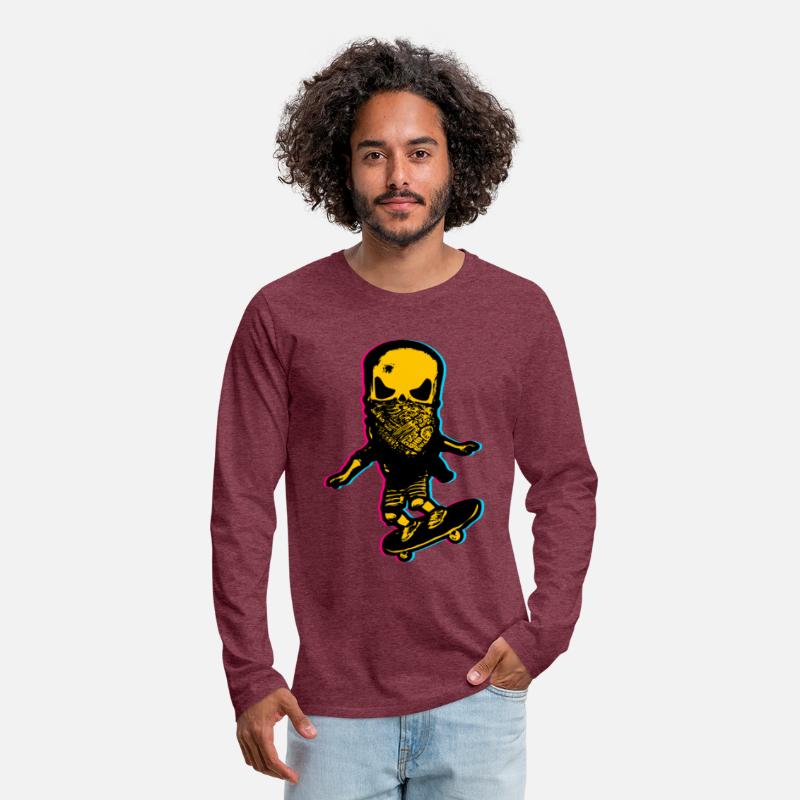 Skateboarder Skull
