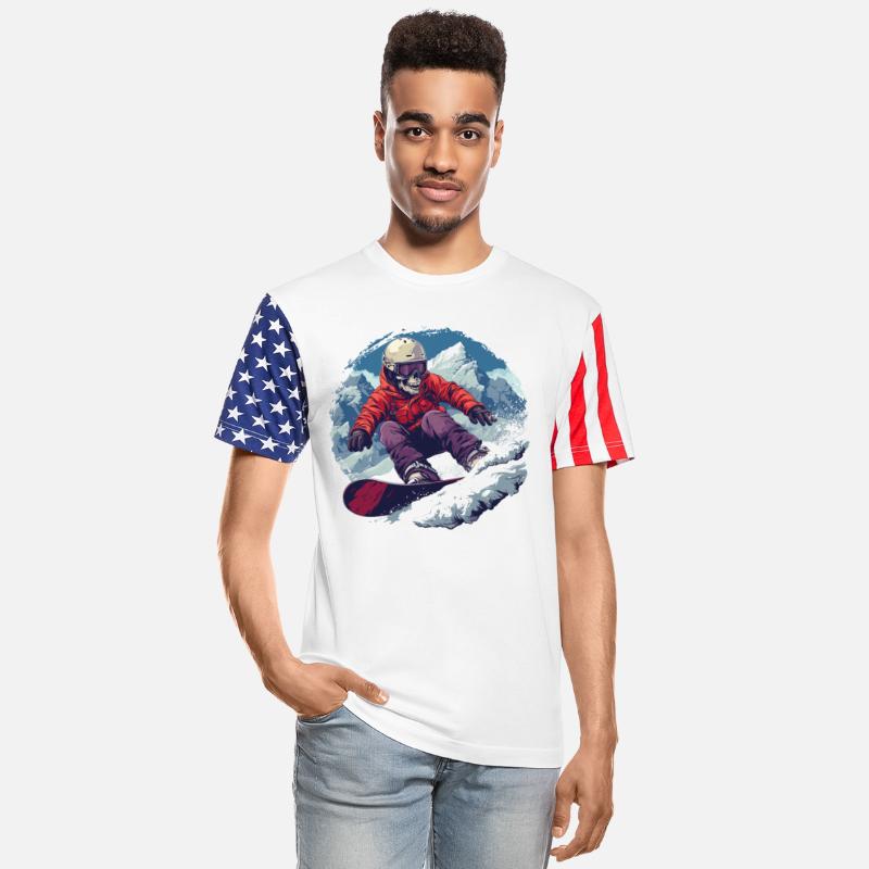 Skull Snowboarder Snowboarding Apres Ski