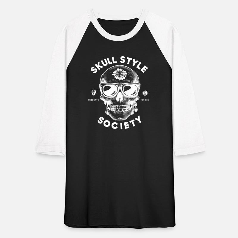 skull style society clean white
