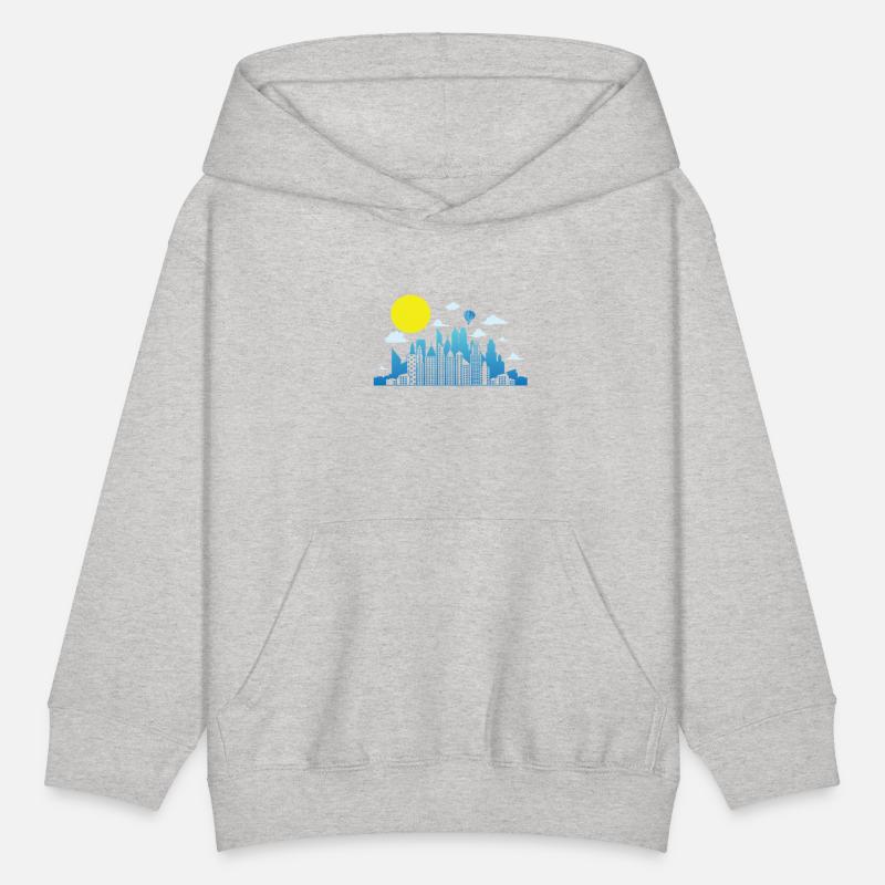 Skyline with Moon Building City Silhouette