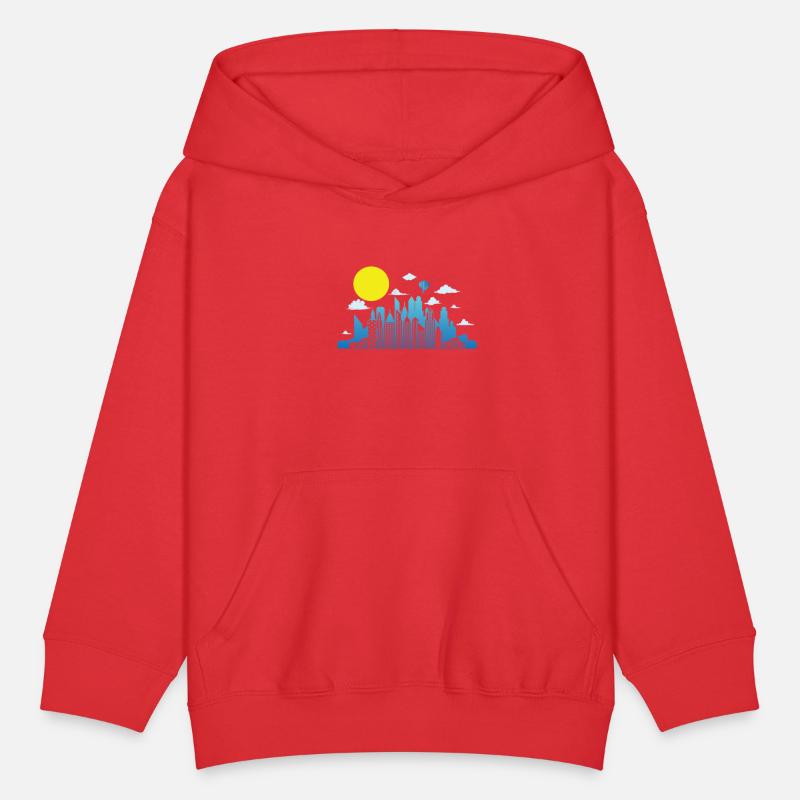 Skyline with Moon Building City Silhouette