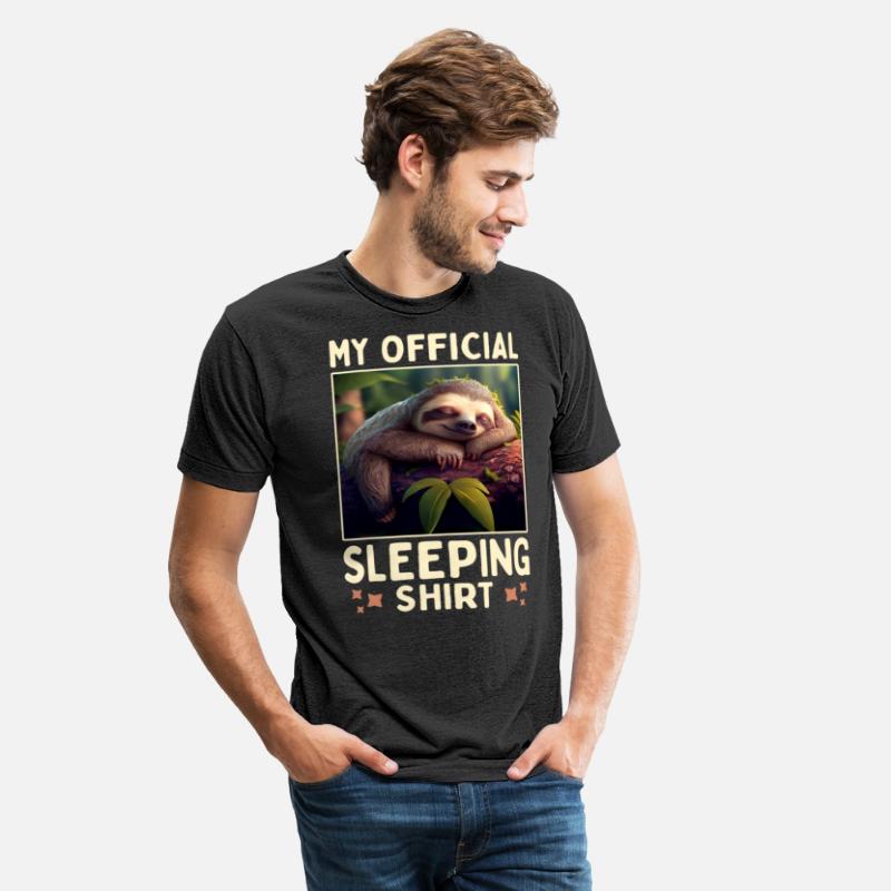 Sloth My Official Sleeping Shirt Pajama Cute Sleep