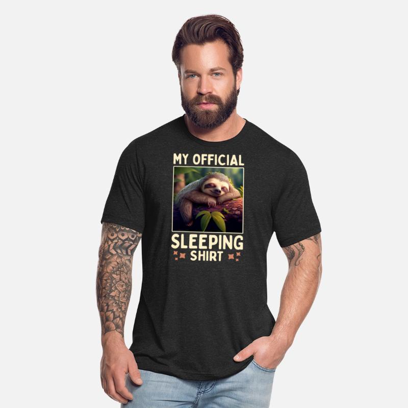 Sloth My Official Sleeping Shirt Pajama Cute Sleep