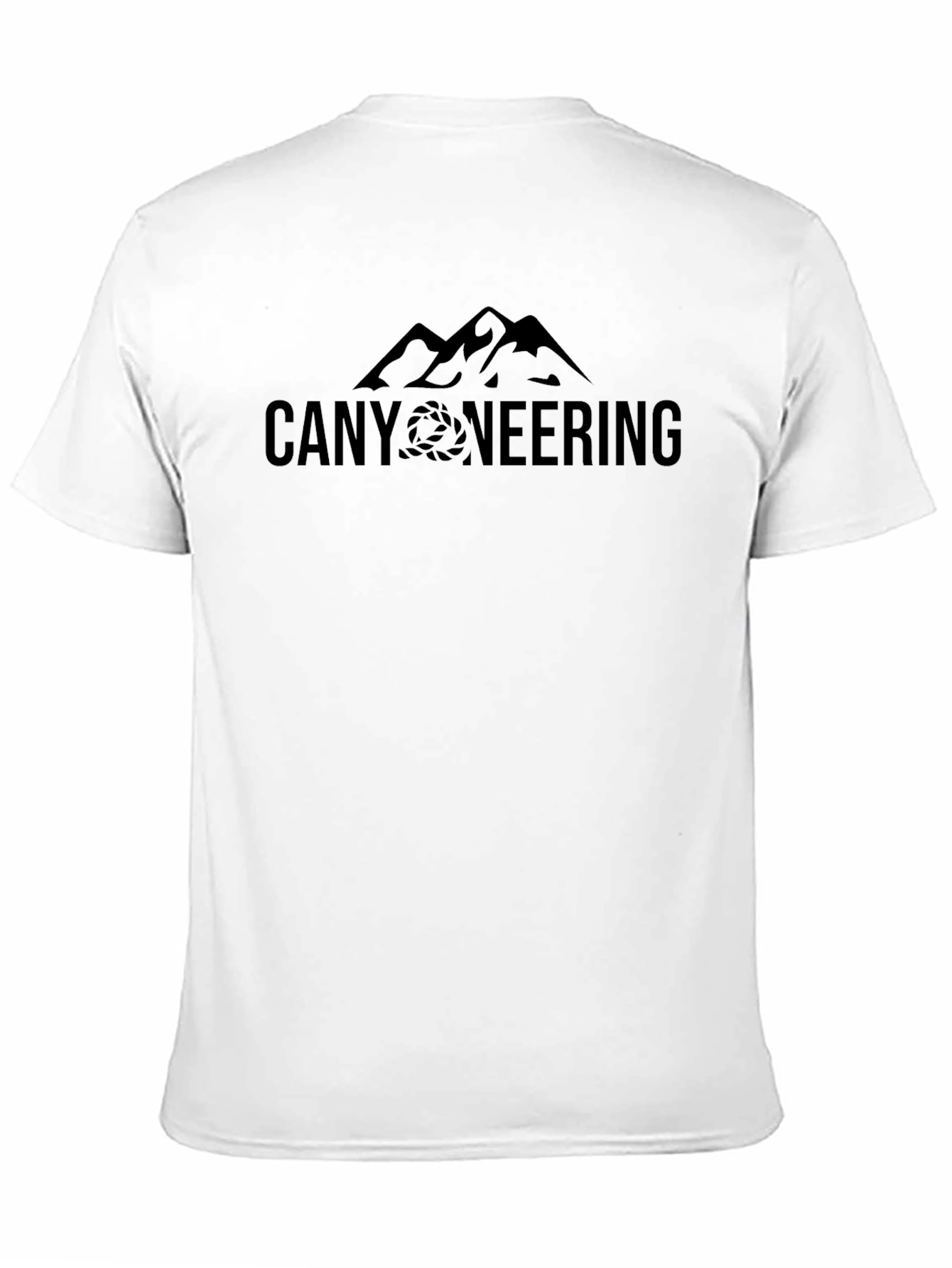 Canyoneering Mountain Graphic Tee - Black