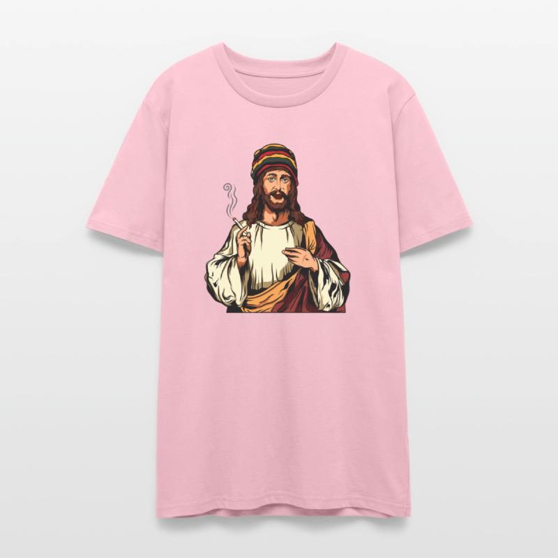 Smoking Weed Joint Jesus Cannabis Hemp Rasta 420