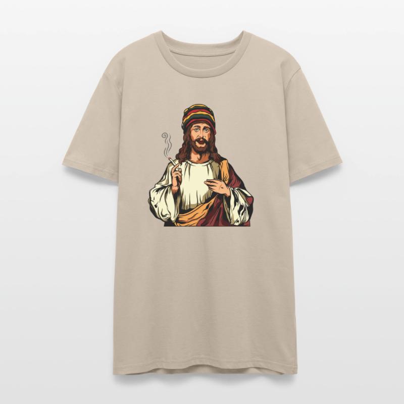 Smoking Weed Joint Jesus Cannabis Hemp Rasta 420