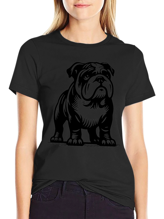 Bulldog Graphic Tee - Mens Black T-Shirt