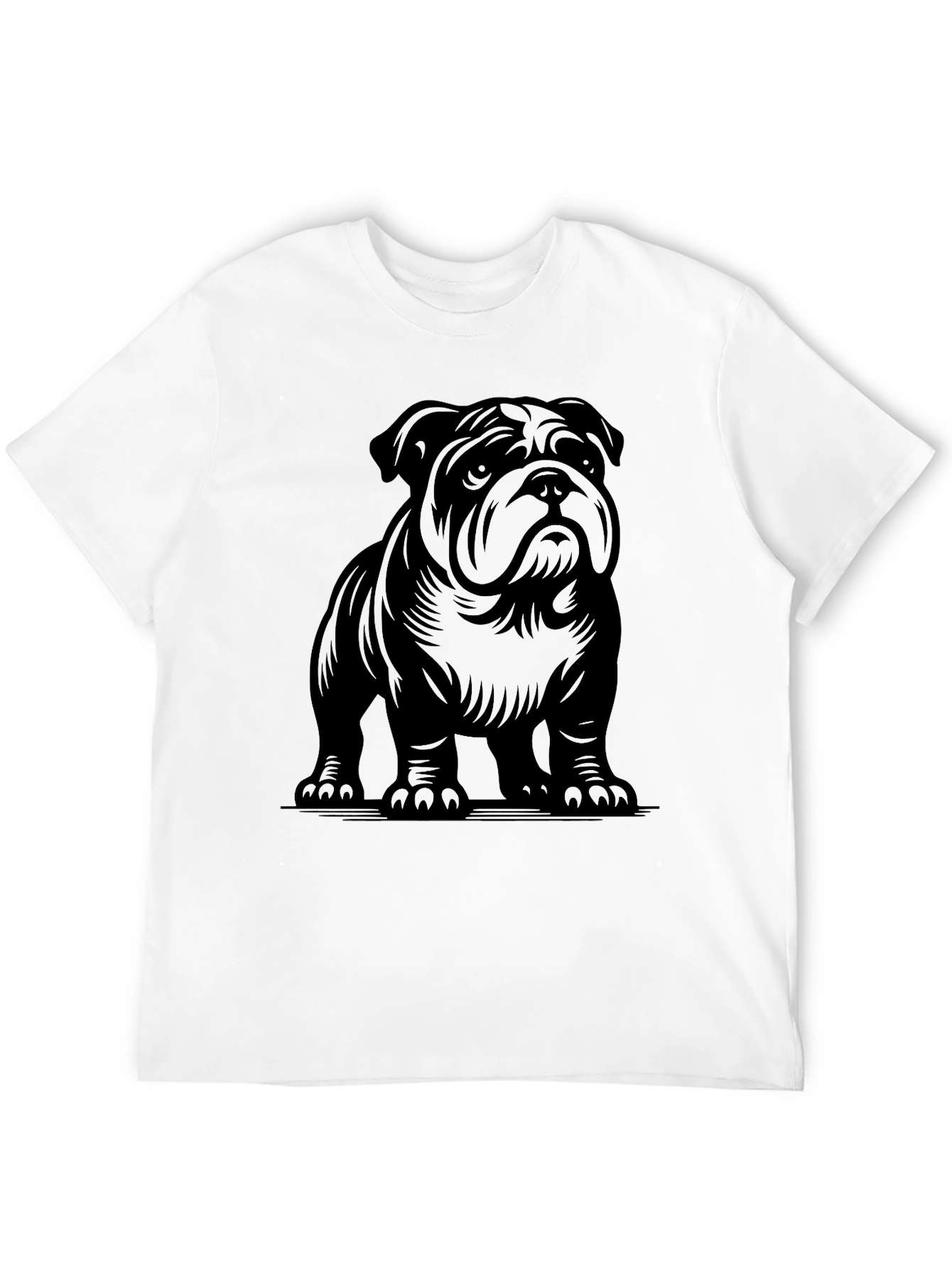 Bulldog Graphic Tee - Mens Black T-Shirt