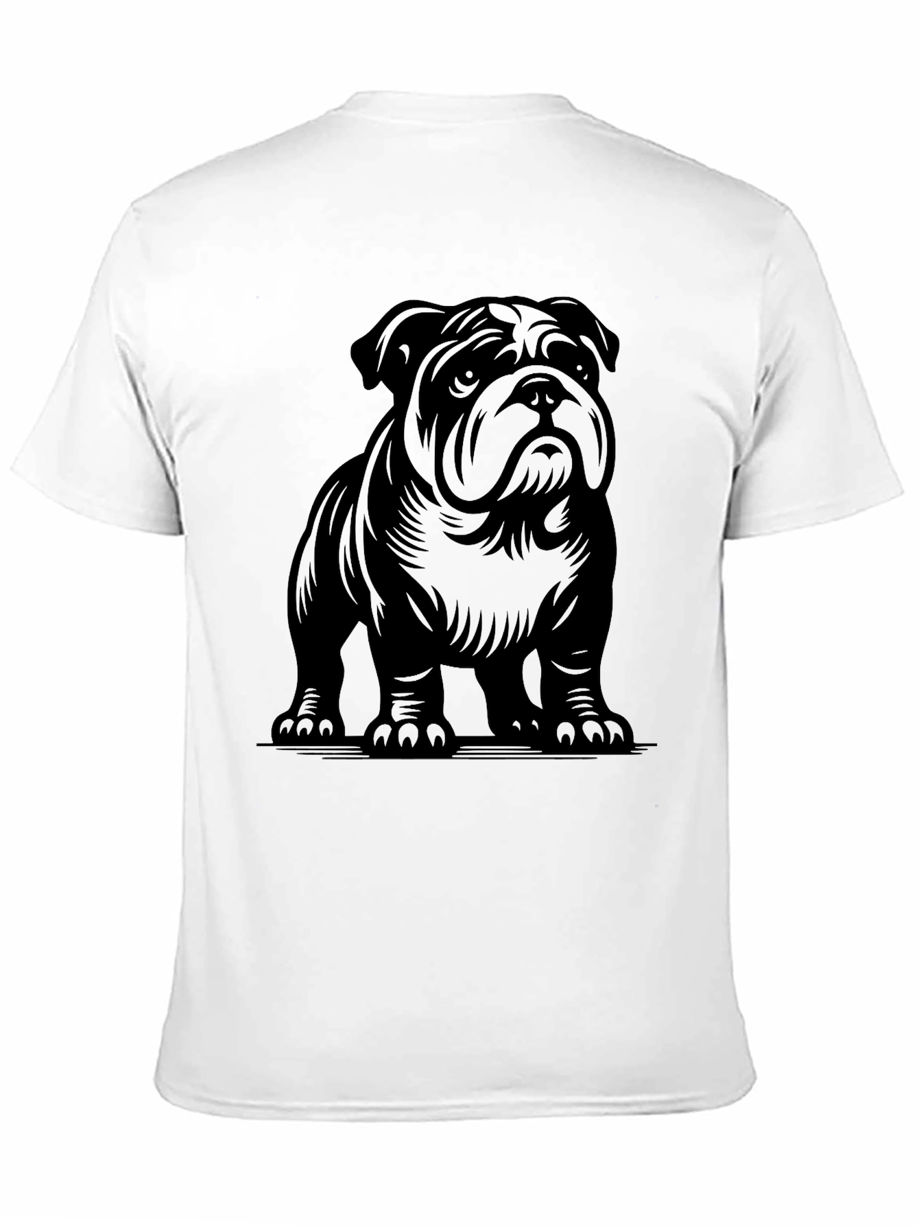 Bulldog Graphic Tee - Mens Black T-Shirt