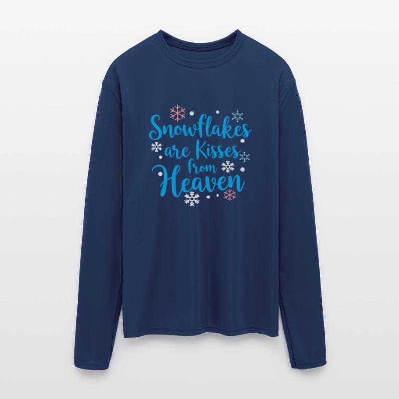 Snowflakes are kisses from heaven