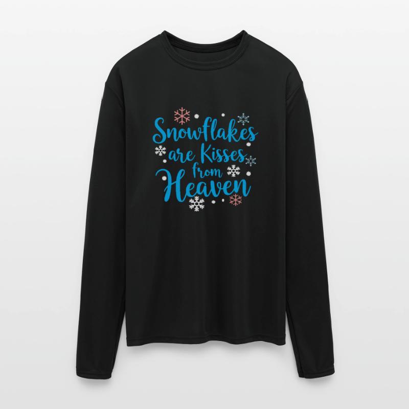 Snowflakes are kisses from heaven