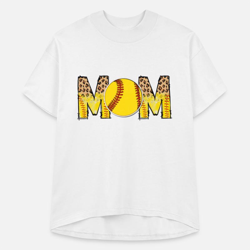 Softball Mom Leopard Distressed Print