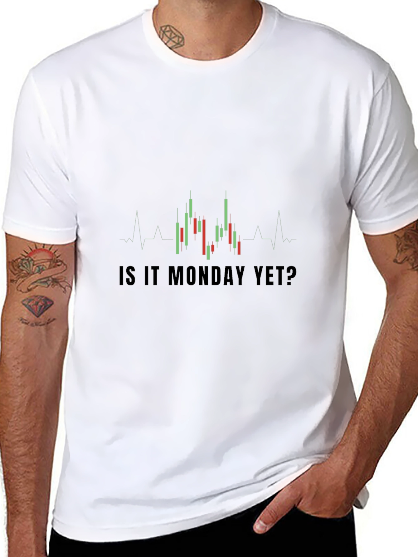 Is It Monday Yet? Stock Trader T-Shirt