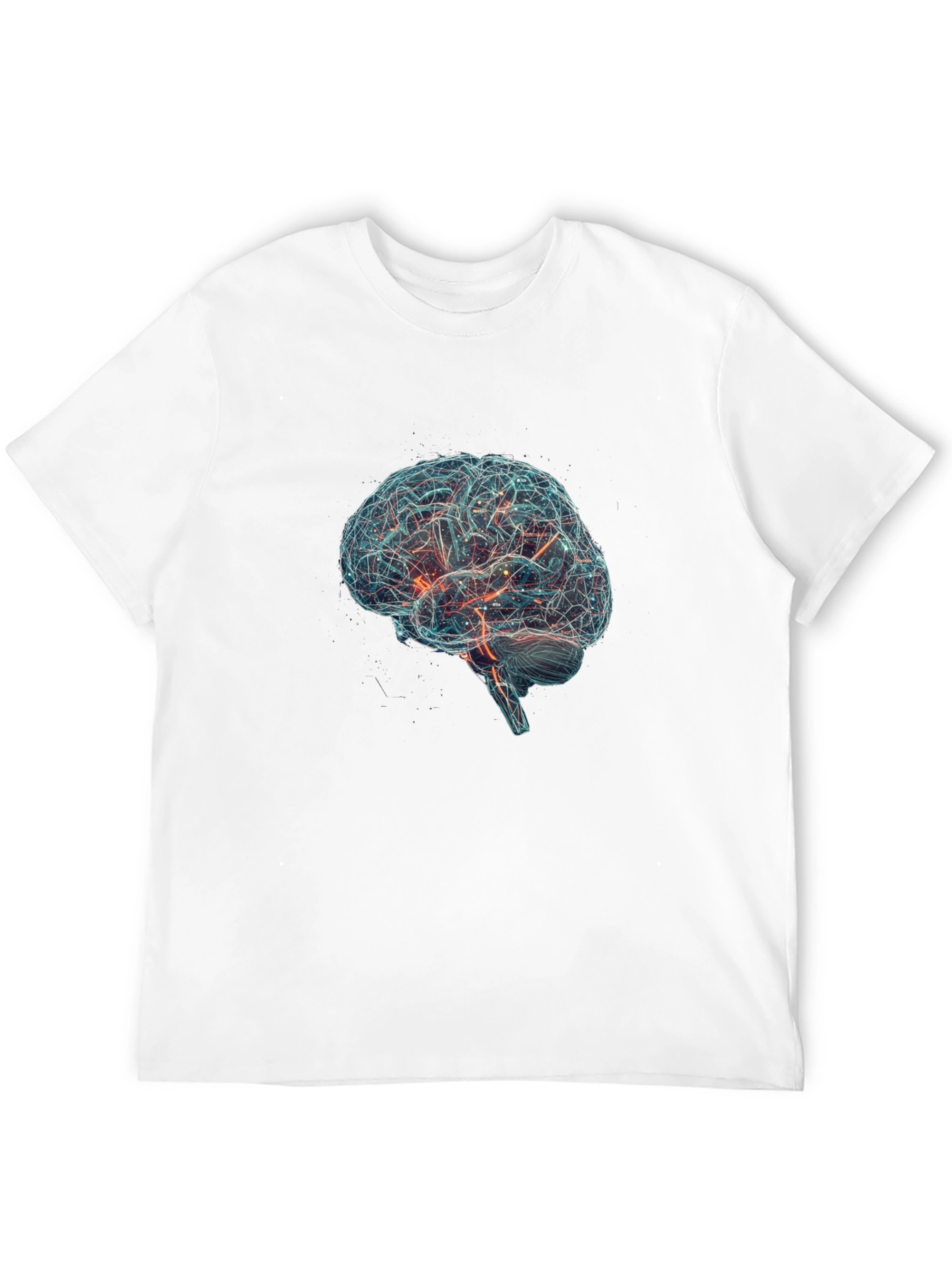Brain Graphic Tee - Stylish Neurology T-Shirt