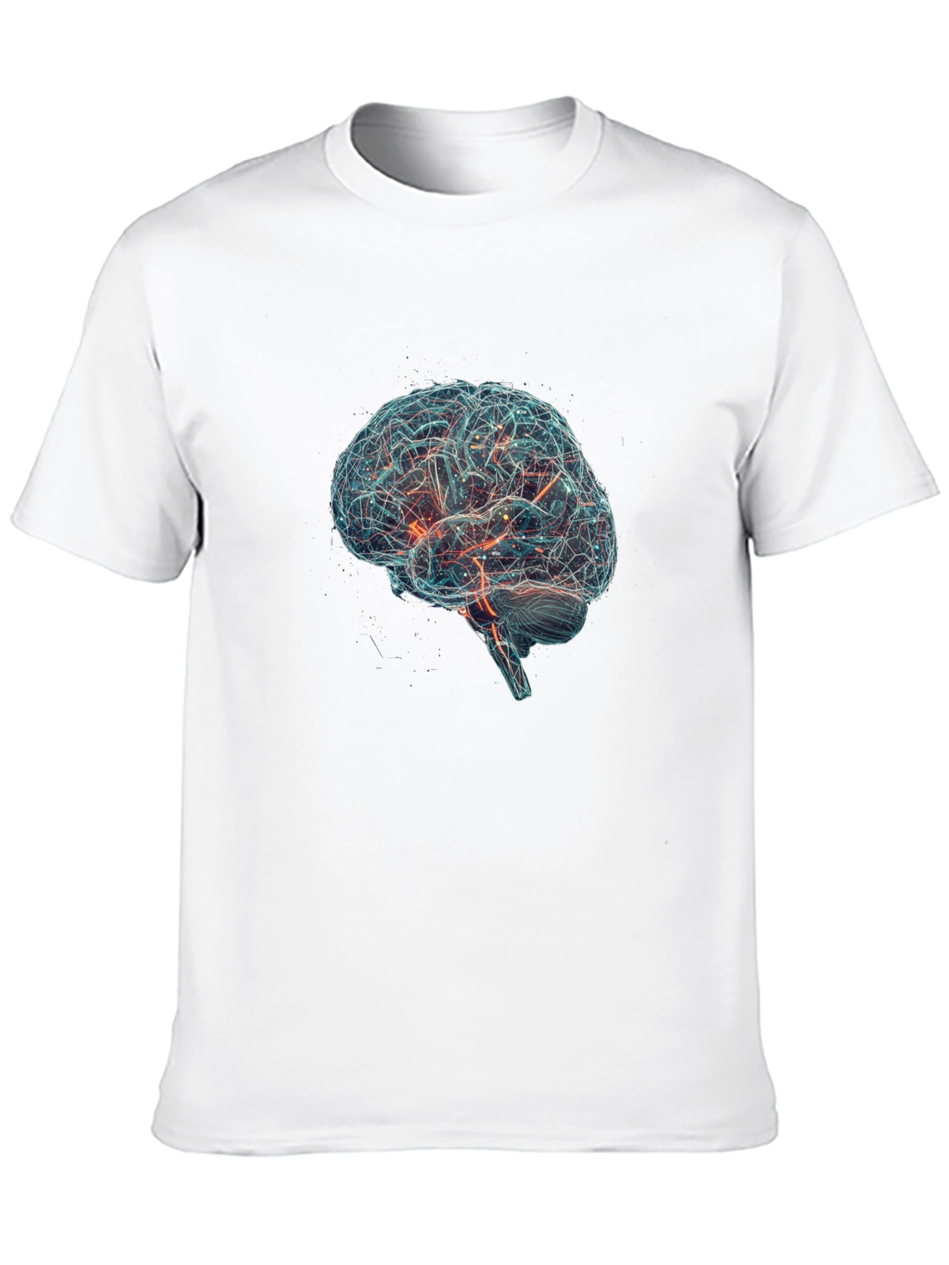 Brain Graphic Tee - Stylish Neurology T-Shirt