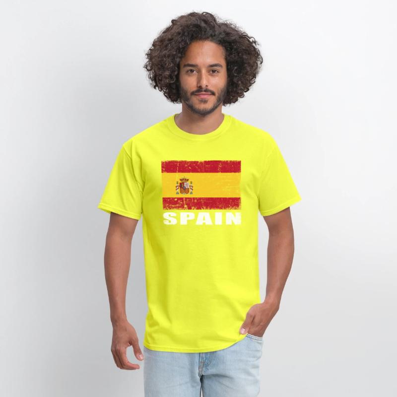 Spain Flag Grunge Country Flag Spain