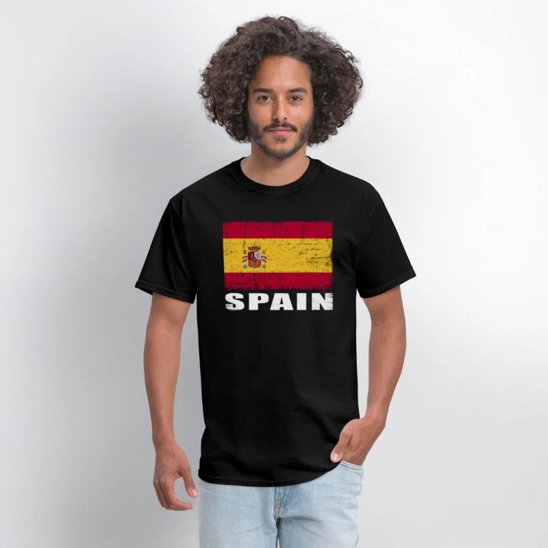 Spain Flag Grunge Country Flag Spain