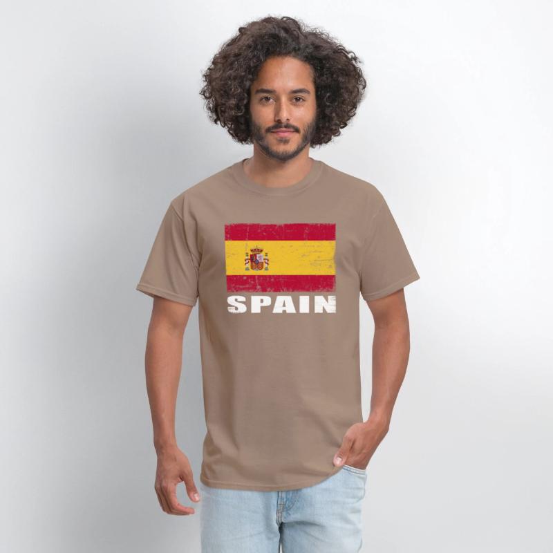 Spain Flag Grunge Country Flag Spain