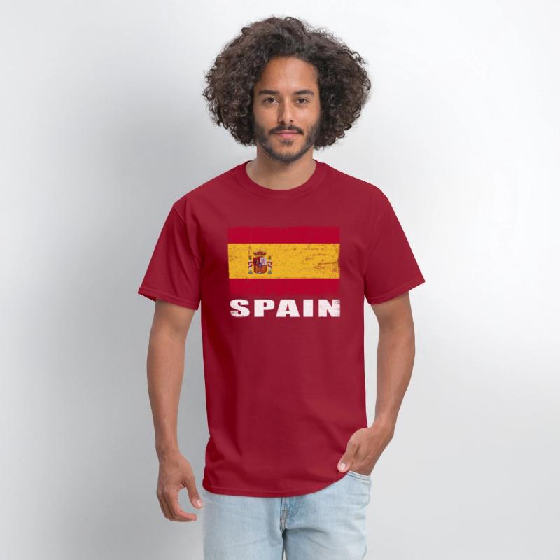 Spain Flag Grunge Country Flag Spain