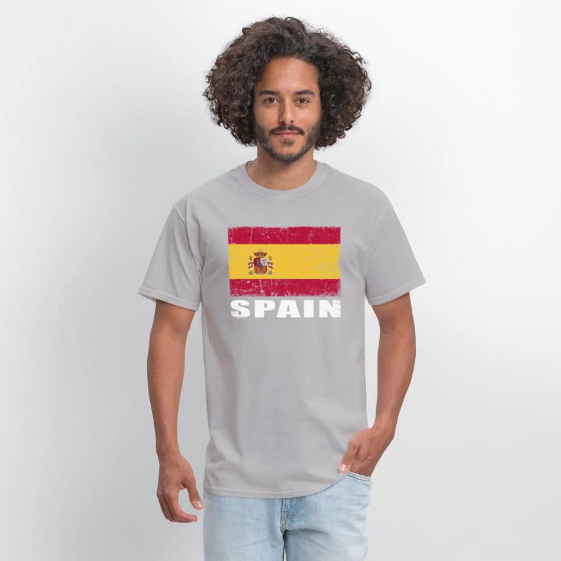 Spain Flag Grunge Country Flag Spain