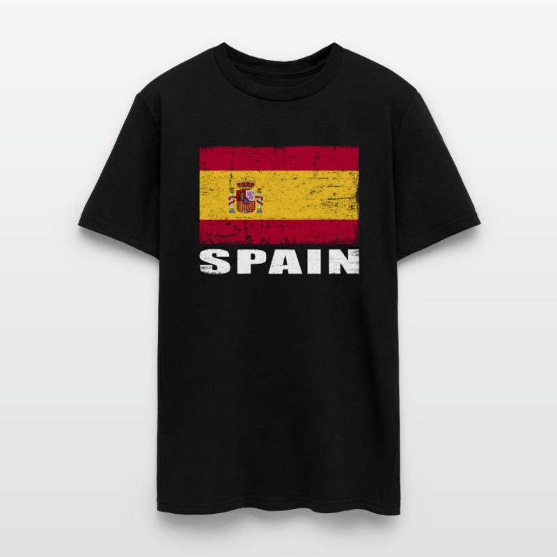 Spain Flag Grunge Country Flag Spain